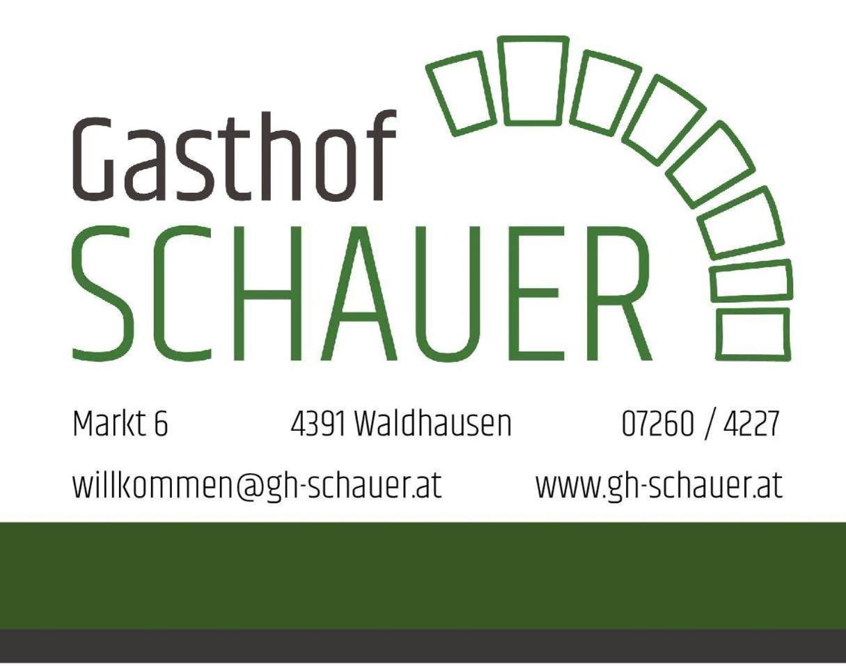 Gasthof Schauer Waldhausen im Strudengau Exterior foto
